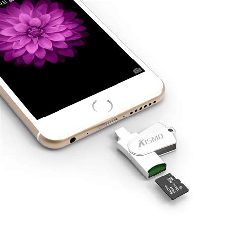 memory card readers for iphone|[Apple MFi Certified] Lightning to SD/Micro Card Reader for .